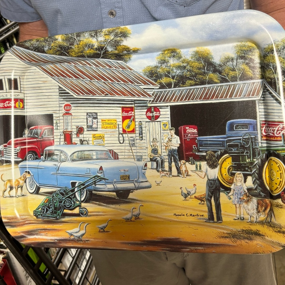 Virgil’s Shop Coca-Cola tray